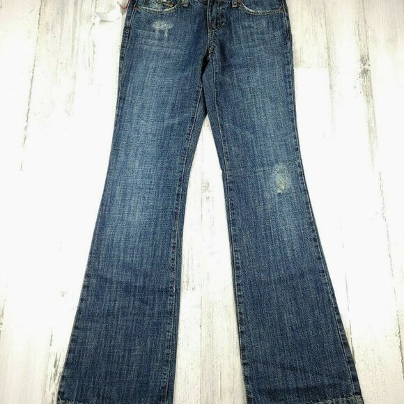 Joe's Jeans The Rocker Skinny Flare Denim Jeans Size 27 (30x31) NWT - Picture 2 of 13